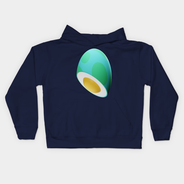 The world is an egg #3 Kids Hoodie by Al.sketching